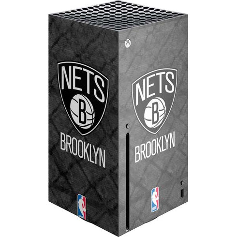 NBA Brooklyn Nets Dark Rust Xbox Series X Console Skin