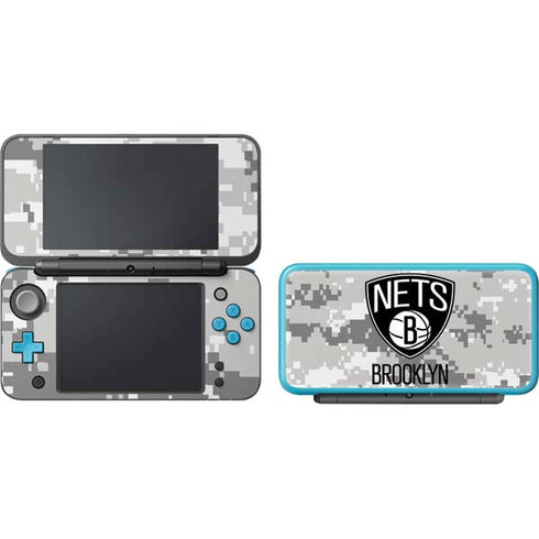 NBA Brooklyn Nets Digi Camo Nintendo 2DS XL (2017) Skin
