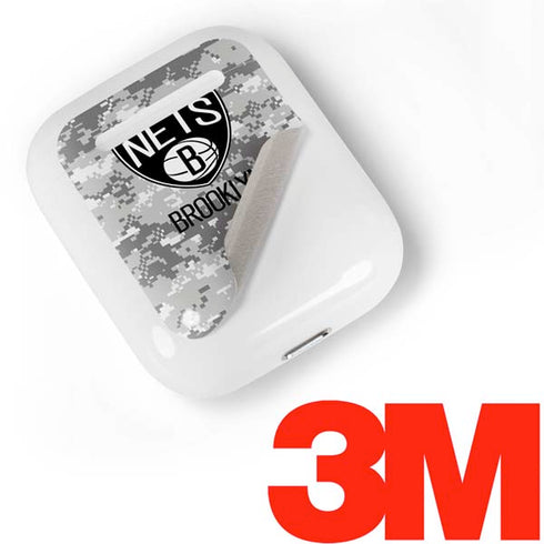 NBA Brooklyn Nets Digi Camo Apple AirPods Skin