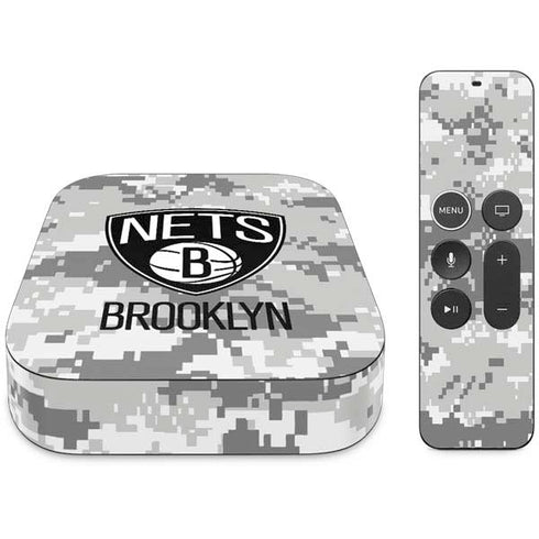 NBA Brooklyn Nets Digi Camo Apple TV Skin