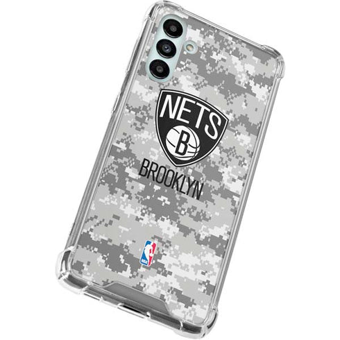 NBA Brooklyn Nets Digi Camo Galaxy A13 5G Clear Case