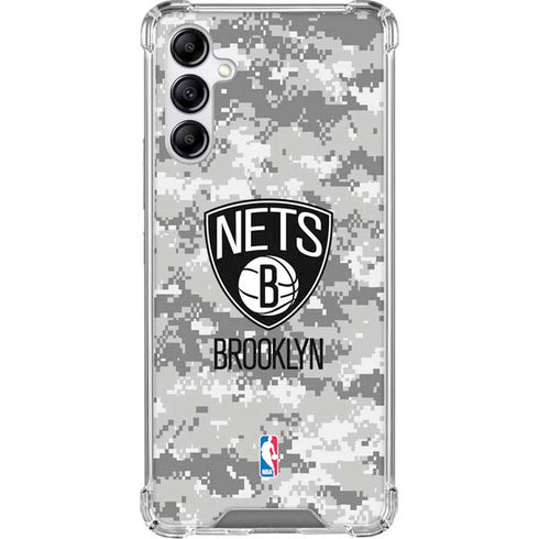 NBA Brooklyn Nets Digi Camo Galaxy A15 5G Clear Case