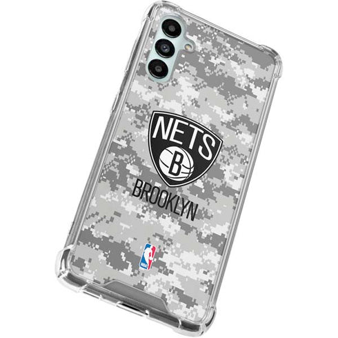 NBA Brooklyn Nets Digi Camo Galaxy A15 5G Clear Case