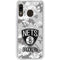NBA Brooklyn Nets Digi Camo Galaxy A20 Clear Case