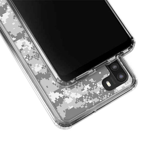 NBA Brooklyn Nets Digi Camo Galaxy A21 Clear Case