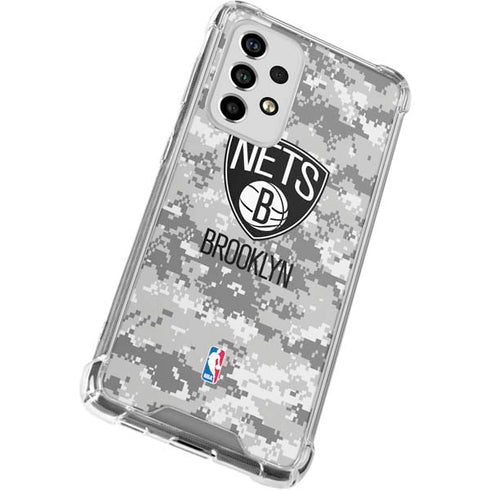 NBA Brooklyn Nets Digi Camo Galaxy A33 5G Clear Case