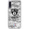 NBA Brooklyn Nets Digi Camo Galaxy A50 Clear Case