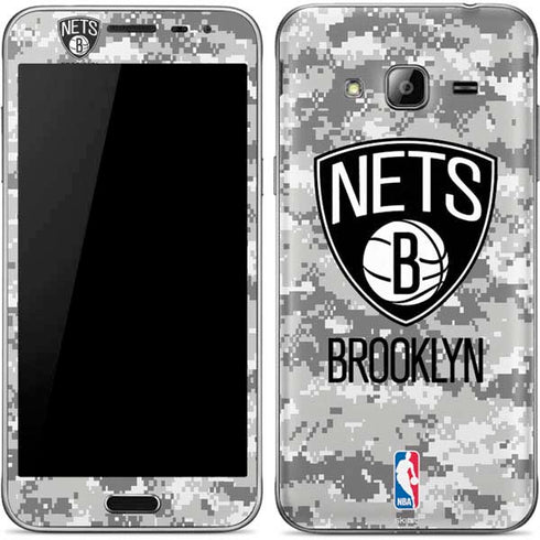 NBA Brooklyn Nets Digi Camo Galaxy J3 Skin