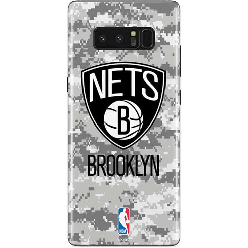 NBA Brooklyn Nets Digi Camo Galaxy Note 8 Skin