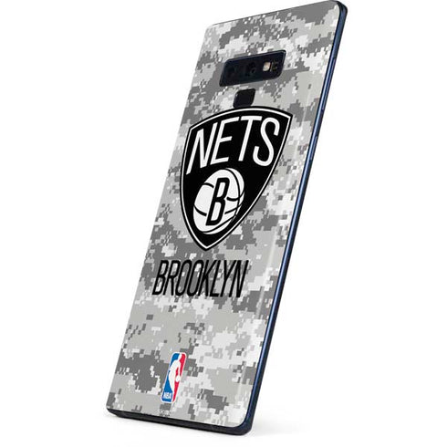 NBA Brooklyn Nets Digi Camo Galaxy Note 9 Skin