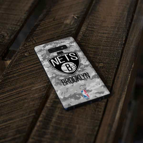 NBA Brooklyn Nets Digi Camo Galaxy Note 9 Skin