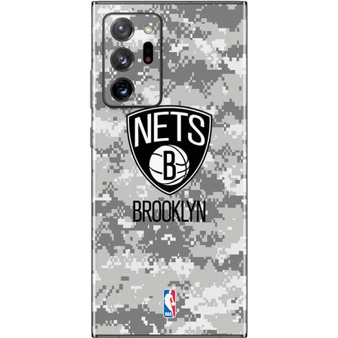 NBA Brooklyn Nets Digi Camo Galaxy Note20 Ultra 5G Skin