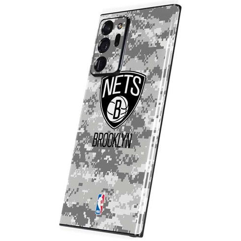 NBA Brooklyn Nets Digi Camo Galaxy Note20 Ultra 5G Skin