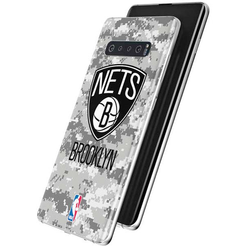 NBA Brooklyn Nets Digi Camo Galaxy S10 Plus Skin
