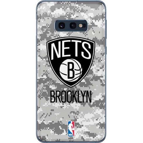 NBA Brooklyn Nets Digi Camo Galaxy S10e Skin