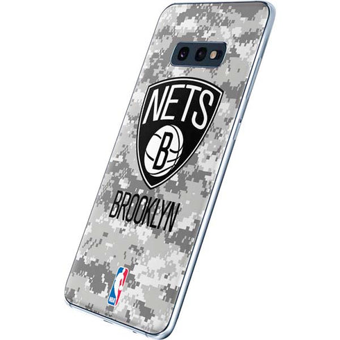 NBA Brooklyn Nets Digi Camo Galaxy S10e Skin