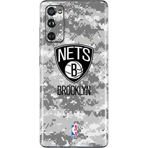 NBA Brooklyn Nets Digi Camo Galaxy S20 Fan Edition Skin