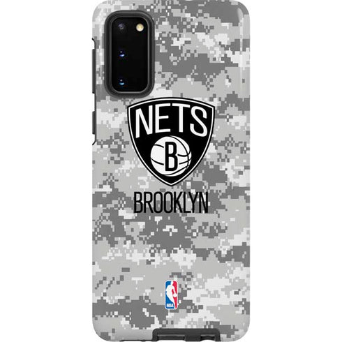 NBA Brooklyn Nets Digi Camo Galaxy S20 Pro Case