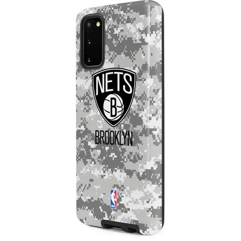 NBA Brooklyn Nets Digi Camo Galaxy S20 Pro Case