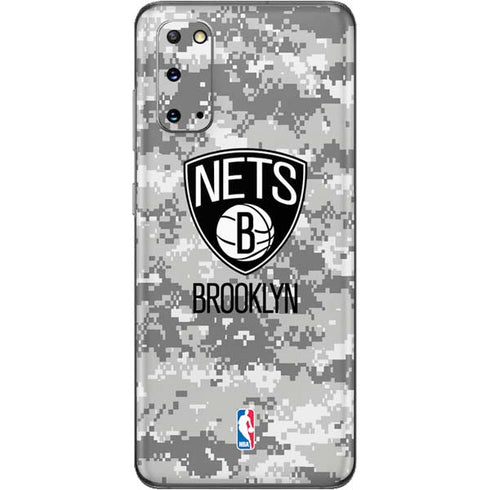 NBA Brooklyn Nets Digi Camo Galaxy S20 Skin
