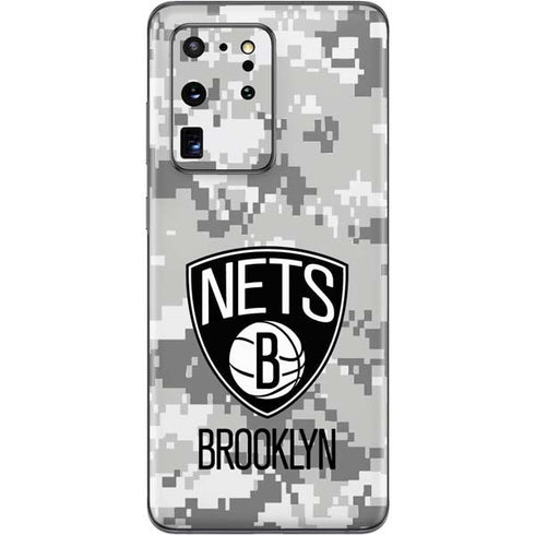 NBA Brooklyn Nets Digi Camo Galaxy S20 Ultra 5G Skin