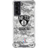 NBA Brooklyn Nets Digi Camo Galaxy S21 5G Clear Case