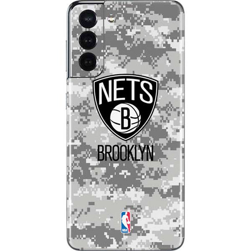 NBA Brooklyn Nets Digi Camo Galaxy S21 5G Skin