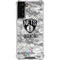 NBA Brooklyn Nets Digi Camo Galaxy S21 FE Clear Case