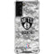 NBA Brooklyn Nets Digi Camo Galaxy S21 Plus 5G Clear Case