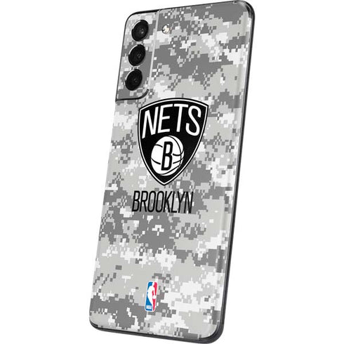 NBA Brooklyn Nets Digi Camo Galaxy S21 Plus 5G Skin