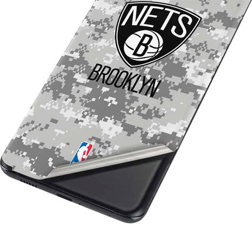 NBA Brooklyn Nets Digi Camo Galaxy S21 Ultra 5G Skin