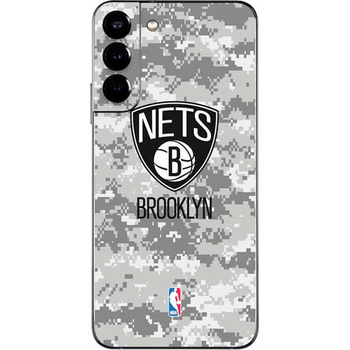 NBA Brooklyn Nets Digi Camo Galaxy S22 Plus Skin