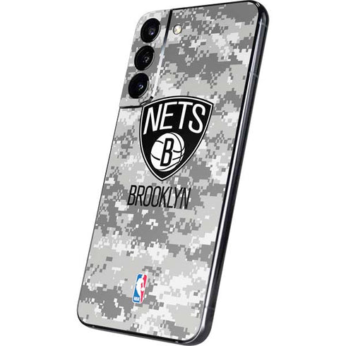 NBA Brooklyn Nets Digi Camo Galaxy S22 Plus Skin