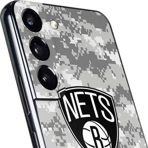 NBA Brooklyn Nets Digi Camo Galaxy S22 Plus Skin