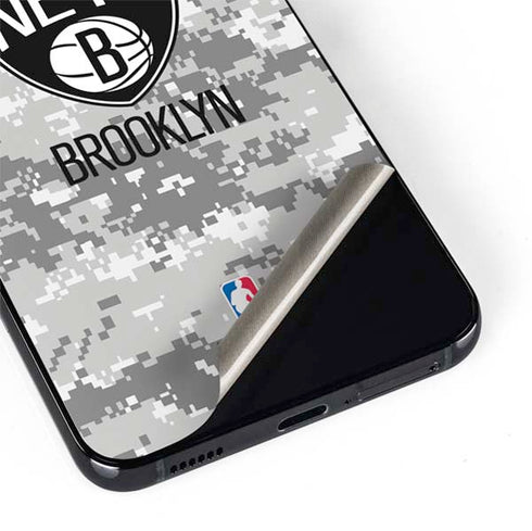 NBA Brooklyn Nets Digi Camo Galaxy S22 Plus Skin