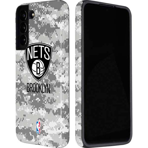 NBA Brooklyn Nets Digi Camo Galaxy S22 Pro Case