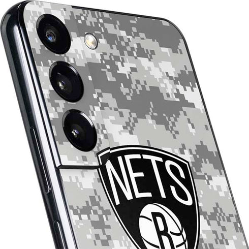 NBA Brooklyn Nets Digi Camo Galaxy S22 Skin