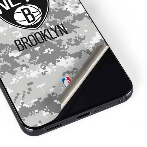 NBA Brooklyn Nets Digi Camo Galaxy S22 Skin