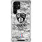 NBA Brooklyn Nets Digi Camo Galaxy S22 Ultra Clear Case