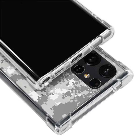 NBA Brooklyn Nets Digi Camo Galaxy S22 Ultra Clear Case