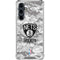 NBA Brooklyn Nets Digi Camo Galaxy S23 FE Clear Case