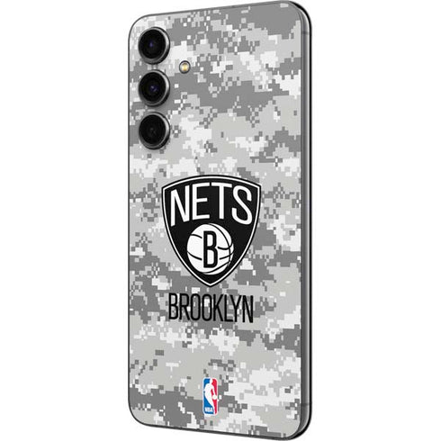 NBA Brooklyn Nets Digi Camo Galaxy S23 FE Skin