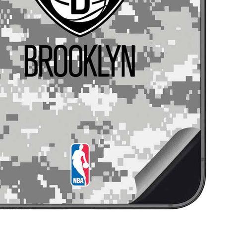 NBA Brooklyn Nets Digi Camo Galaxy S23 FE Skin