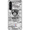 NBA Brooklyn Nets Digi Camo Galaxy S23 Plus Clear Case