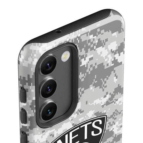 NBA Brooklyn Nets Digi Camo Galaxy S23 Plus Pro Case