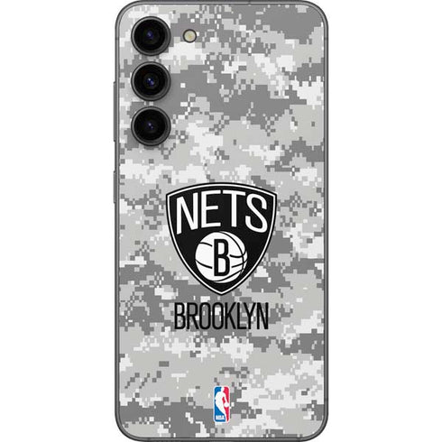 NBA Brooklyn Nets Digi Camo Galaxy S23 Plus Skin