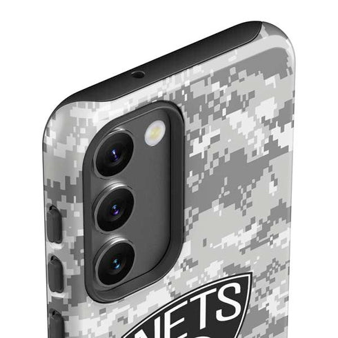 NBA Brooklyn Nets Digi Camo Galaxy S23 Pro Case