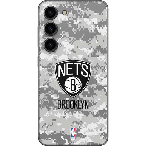 NBA Brooklyn Nets Digi Camo Galaxy S23 Skin