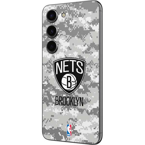 NBA Brooklyn Nets Digi Camo Galaxy S23 Skin