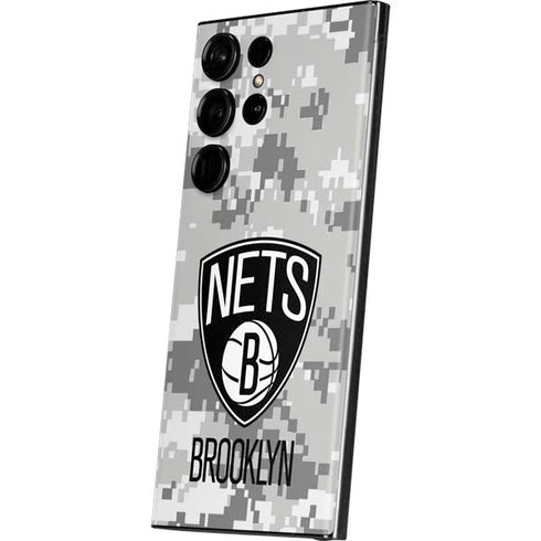 NBA Brooklyn Nets Digi Camo Galaxy S23 Ultra Skin
